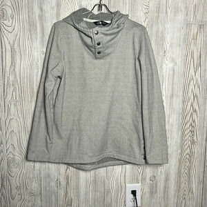 Northface button up neck size Medium hoodie
